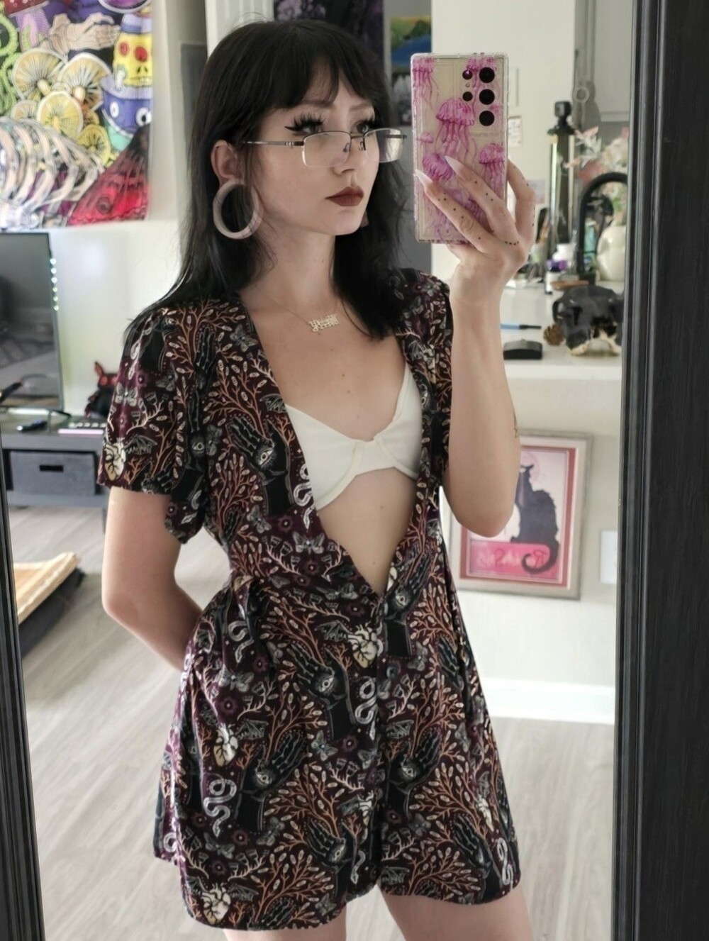 Disturbia Burgundy Hemlock Playsuit
